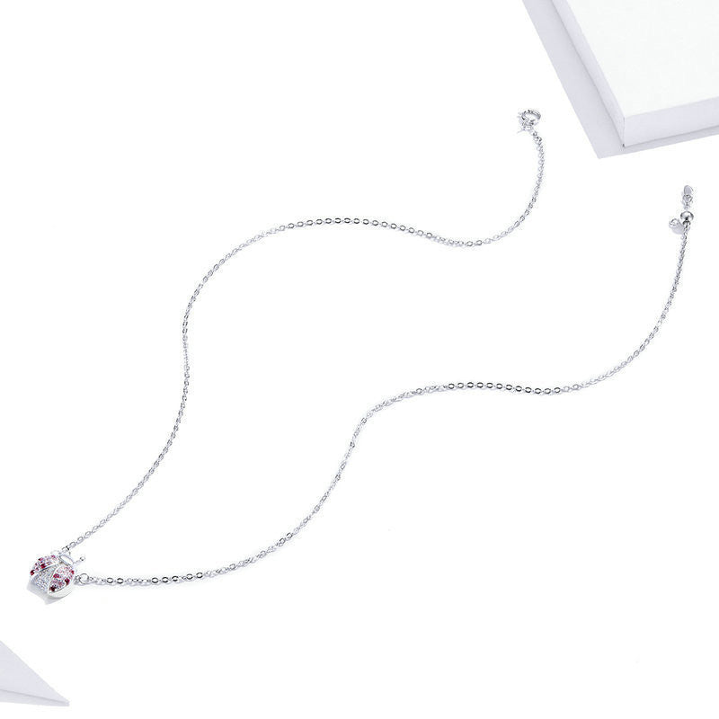 Little Ladybug Sterling Silver Necklace