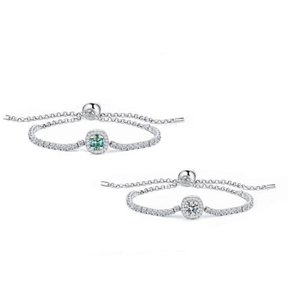 Sterling Silver Moissanite Bracelet