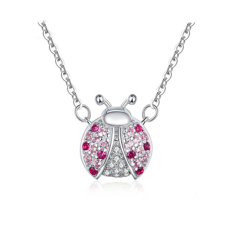 Little Ladybug Sterling Silver Necklace